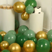 120 Biodegradable Balloon Garland - Gold and Green BLOON_BIO_KIT12_SGGD