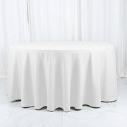 120" Cotton Blend Round Tablecloth for Weddings and Events