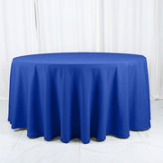 120" Cotton Blend Round Tablecloth for Weddings and Events
