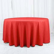 120" Cotton Blend Round Tablecloth for Weddings and Events
