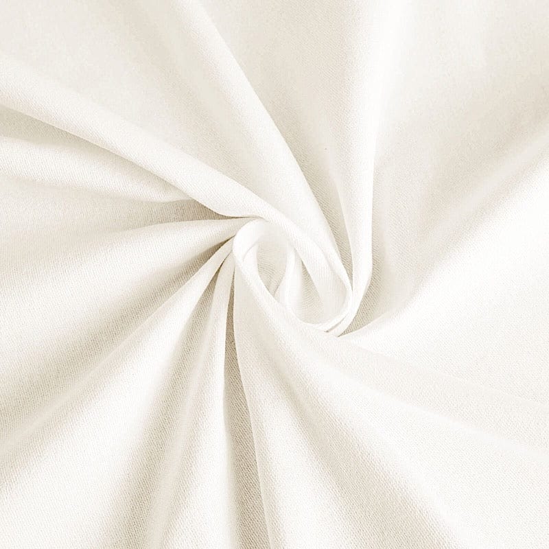 120" Cotton Blend Round Tablecloth for Weddings and Events