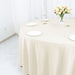120" Cotton Blend Round Tablecloth for Weddings and Events
