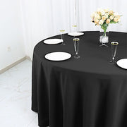 120" Cotton Blend Round Tablecloth for Weddings and Events