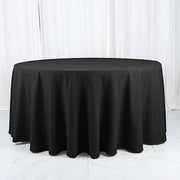 120" Cotton Blend Round Tablecloth for Weddings and Events