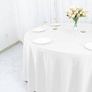 120" Cotton Blend Round Tablecloth for Weddings and Events