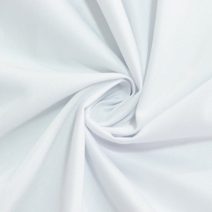 120" Fire Retardant Polyester Scuba Round Tablecloth