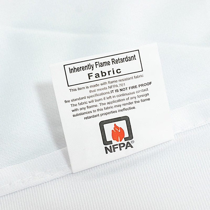 120" Fire Retardant Polyester Scuba Round Tablecloth