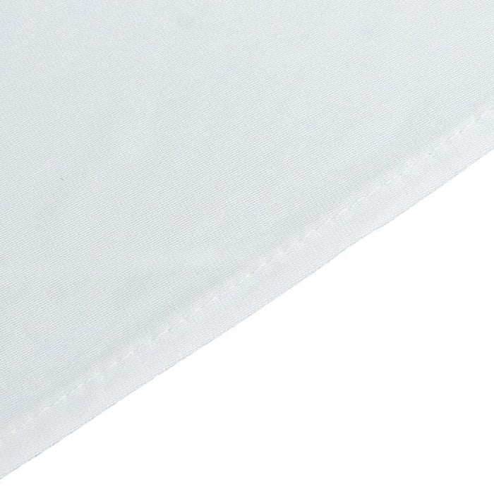 120" Fire Retardant Polyester Scuba Round Tablecloth