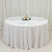 120" Fire Retardant Polyester Scuba Round Tablecloth