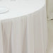 120" Fire Retardant Polyester Scuba Round Tablecloth