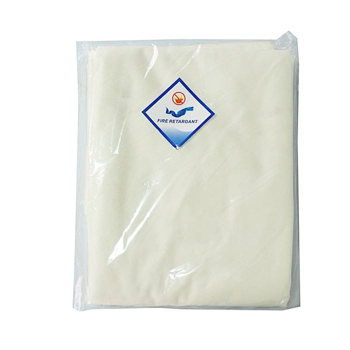 120" Fire Retardant Polyester Scuba Round Tablecloth