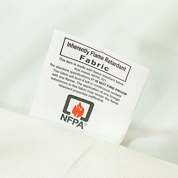 120" Fire Retardant Polyester Scuba Round Tablecloth