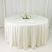 120" Fire Retardant Polyester Scuba Round Tablecloth