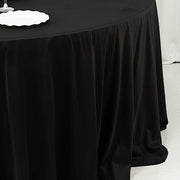 120" Fire Retardant Polyester Scuba Round Tablecloth