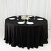120" Fire Retardant Polyester Scuba Round Tablecloth