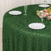 120" Fringe Shag Polyester Round Tablecloth