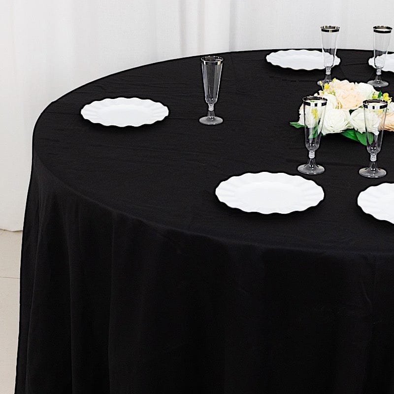 120" High Quality Cotton Round Tablecloth