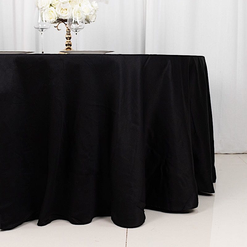 120" High Quality Cotton Round Tablecloth