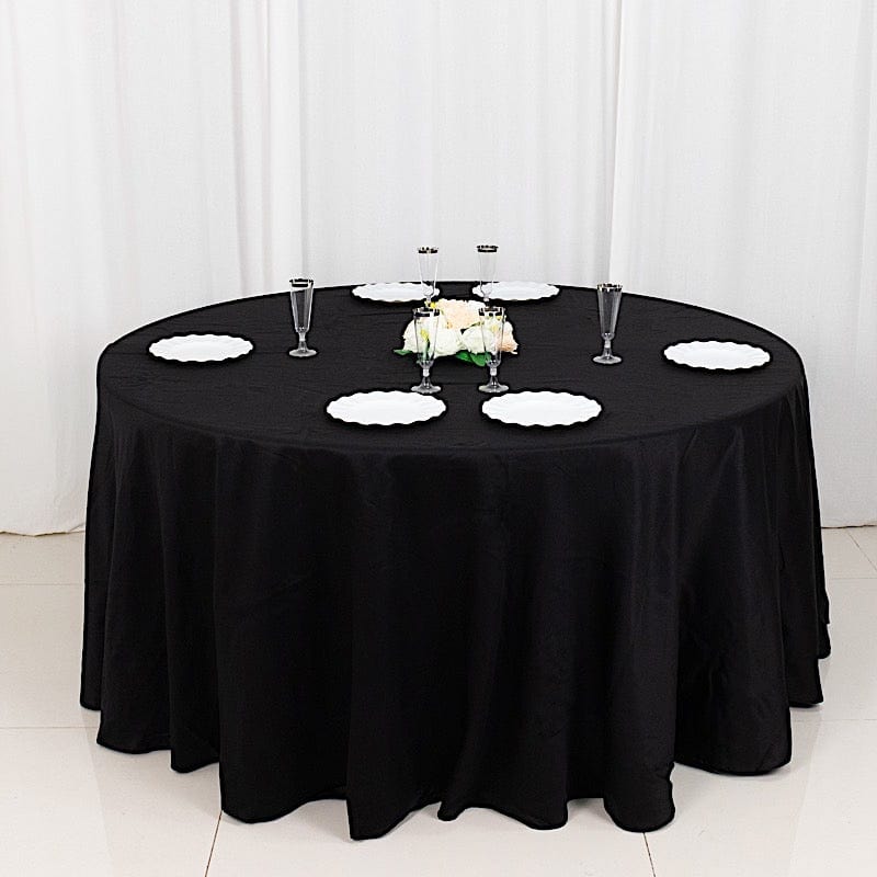 120" High Quality Cotton Round Tablecloth