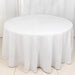120" High Quality Cotton Round Tablecloth