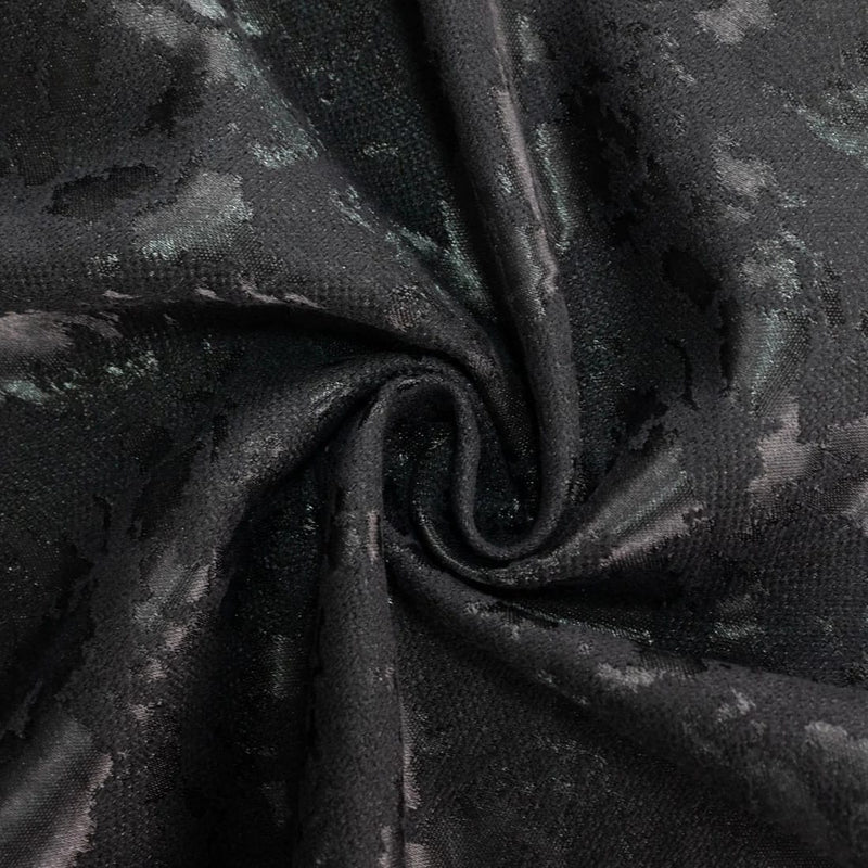 120" Jacquard Polyester Round Tablecloth with Abstract Watercolor Pattern