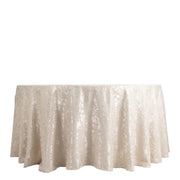 120" Jacquard Polyester Round Tablecloth with Abstract Watercolor Pattern