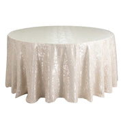 120" Jacquard Polyester Round Tablecloth with Abstract Watercolor Pattern TAB_JAC02_120_081