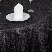 120" Polyester Rectangular Tablecloth with Metallic Tinsel