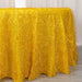 120" Polyester Rectangular Tablecloth with Metallic Tinsel