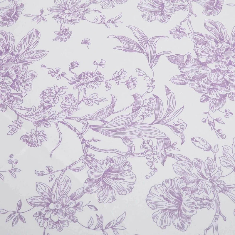 120" Polyester Round Tablecloth for Weddings and Events - French Toile Pattern (Copy)