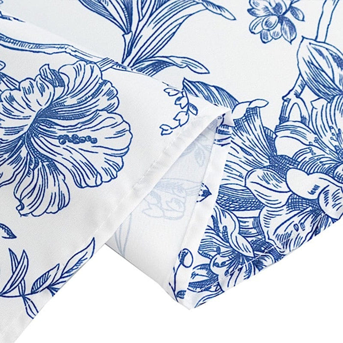 120" Polyester Round Tablecloth for Weddings and Events - French Toile Pattern (Copy)