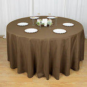 120" Polyester Round Tablecloth Wedding Party Table Linens
