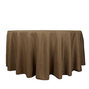 120" Polyester Round Tablecloth Wedding Party Table Linens