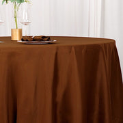 120" Polyester Round Tablecloth Wedding Party Table Linens