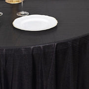 120" Polyester Round Tablecloth with Sequin Dots