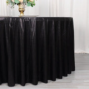 120" Polyester Round Tablecloth with Sequin Dots