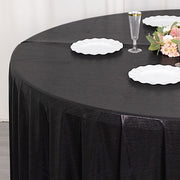 120" Polyester Round Tablecloth with Sequin Dots