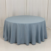 120" Premium Polyester Round Tablecloth Wedding Table Linens
