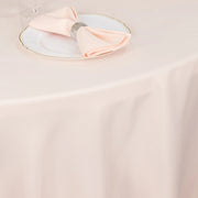 120" Premium Polyester Round Tablecloth Wedding Table Linens