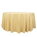 120" Premium Polyester Round Tablecloth Wedding Table Linens TAB_120_CHMP_PRM
