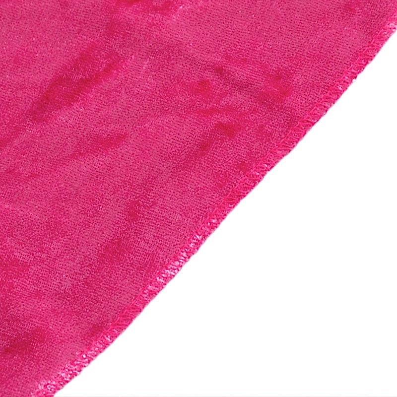 120" Round Premium Velvet Tablecloth