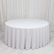 120" Scuba Polyester Accordion Pleated Round Tablecloth