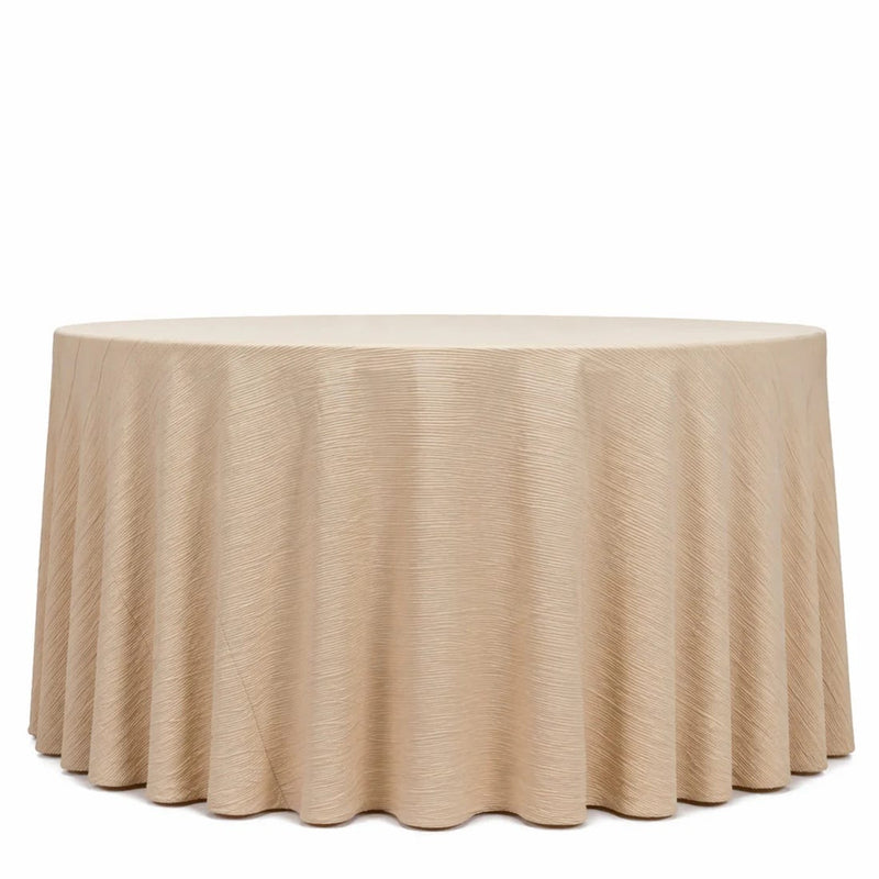 120" Scuba Polyester Accordion Pleated Round Tablecloth TAB_SCUBA_120_PLT_081