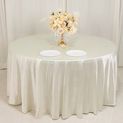 120" Scuba Polyester Round Tablecloth Wedding Table Linens