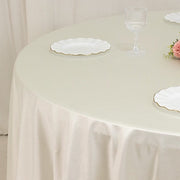 120" Scuba Polyester Round Tablecloth Wedding Table Linens