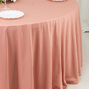 120" Scuba Polyester Round Tablecloth Wedding Table Linens