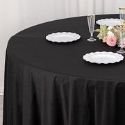 120" Scuba Polyester Round Tablecloth Wedding Table Linens