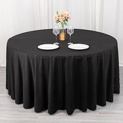 120" Scuba Polyester Round Tablecloth Wedding Table Linens