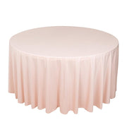120" Scuba Polyester Round Tablecloth Wedding Table Linens