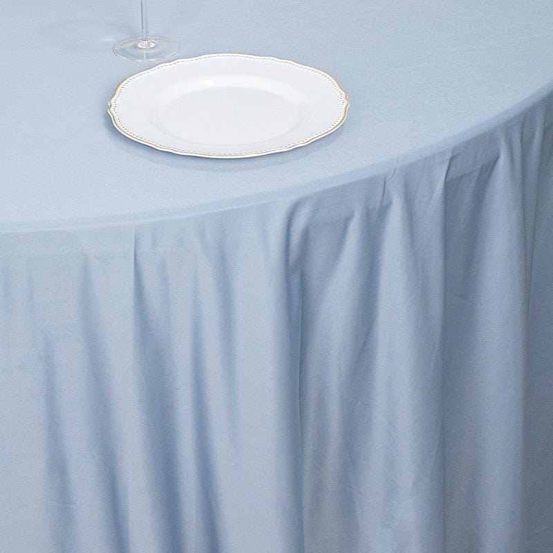 120" Scuba Polyester Round Tablecloth Wedding Table Linens